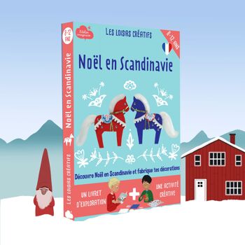 Coffret fabrication décoration Noël scandinave +1 livre - Kit bricolage/activité enfant en français 6