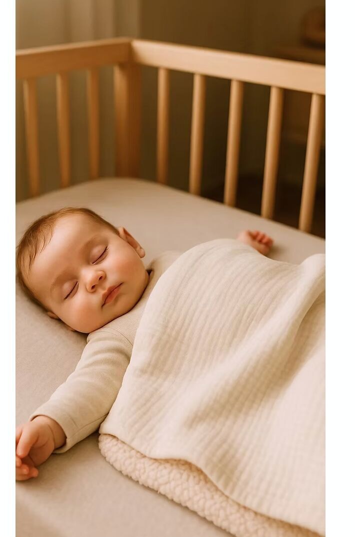 The RABBT PRINTED puffer blanket