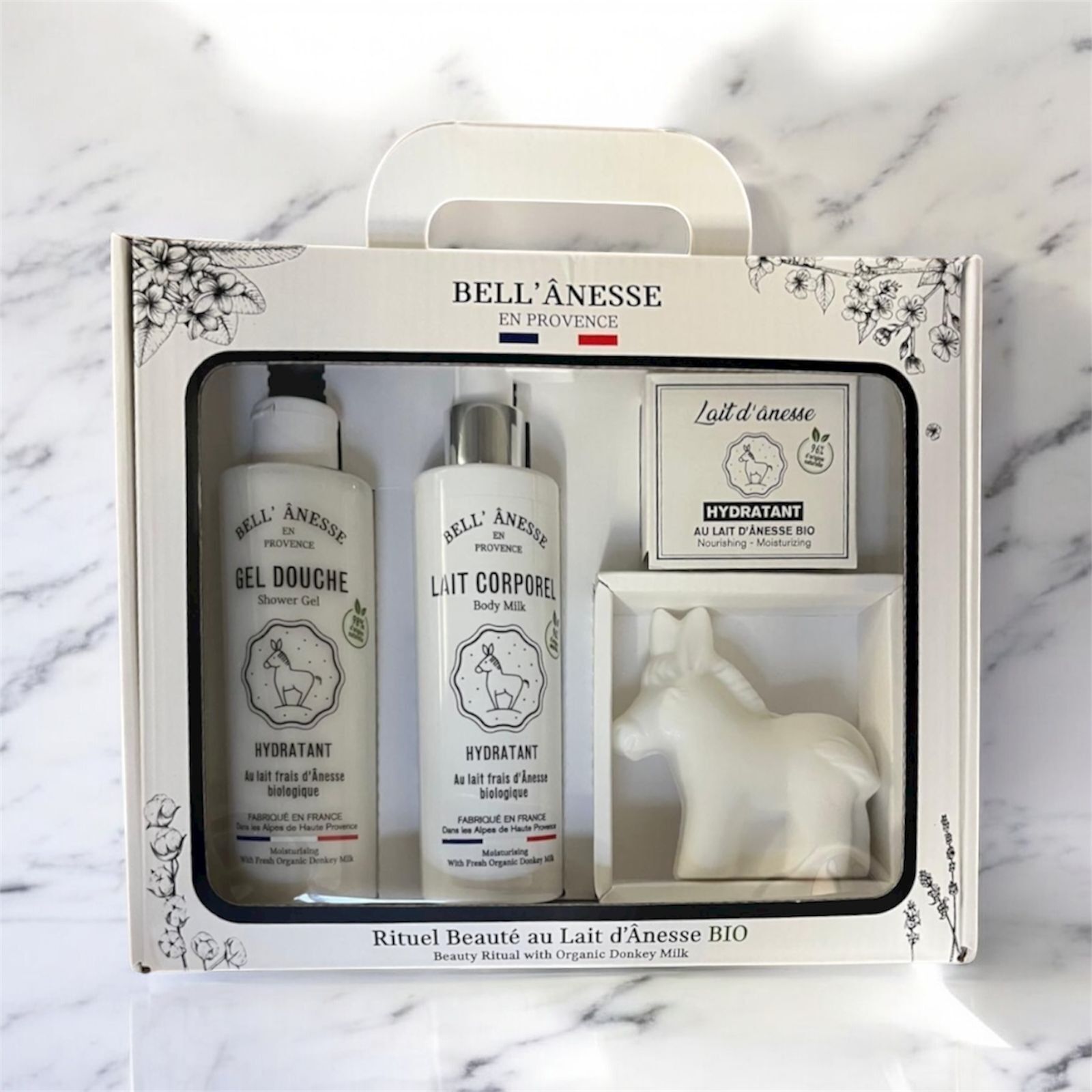 Set regalo al latte d'asina