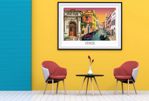 Affiche Venise 50x70 cm  • Travel Poster