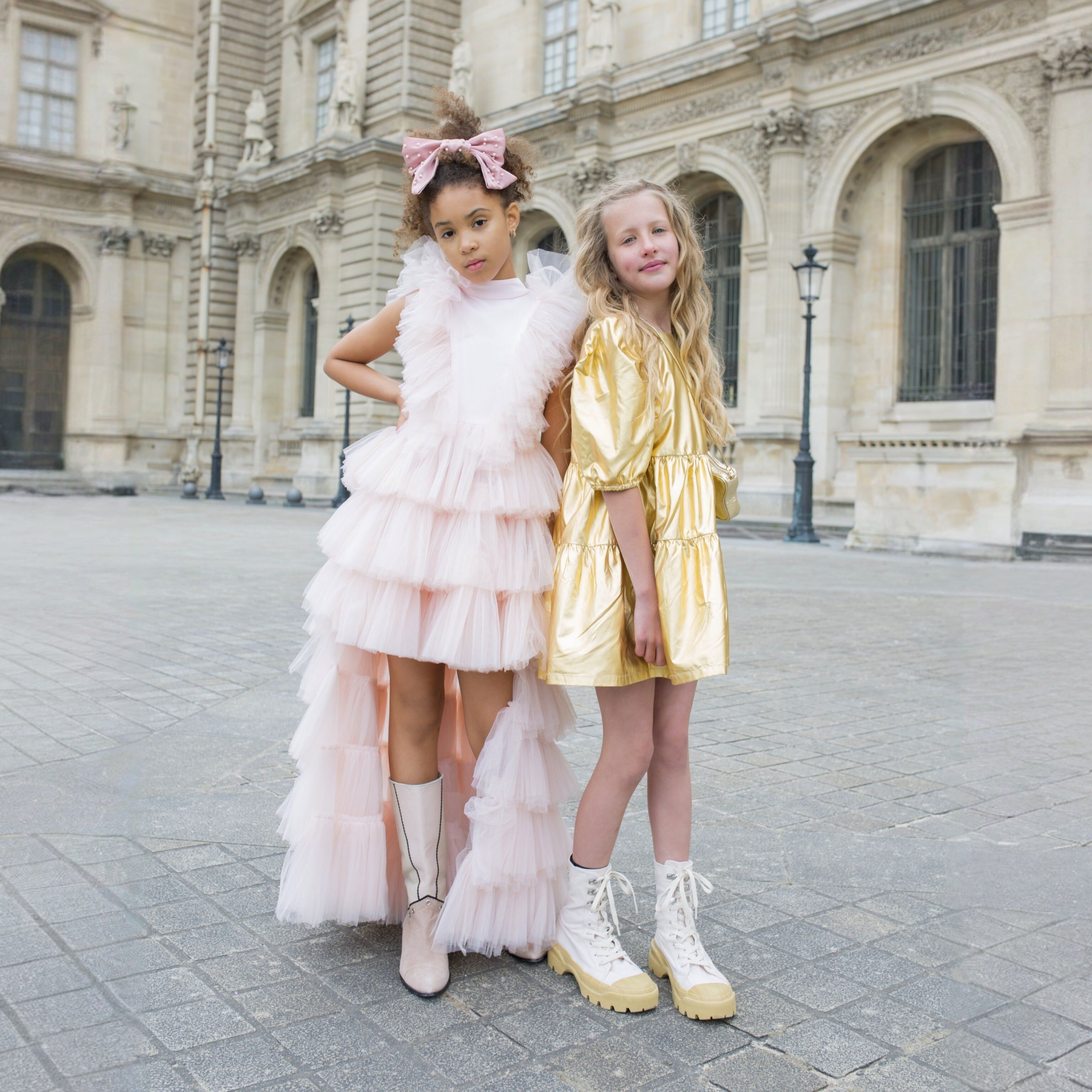 Powder Pink Eva Tulle Dress