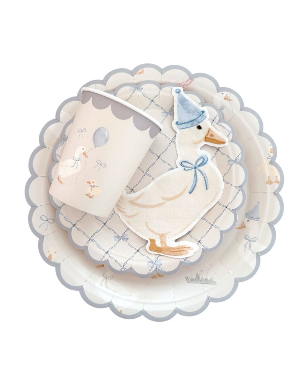 Piatto a forma di anatra per il compleanno