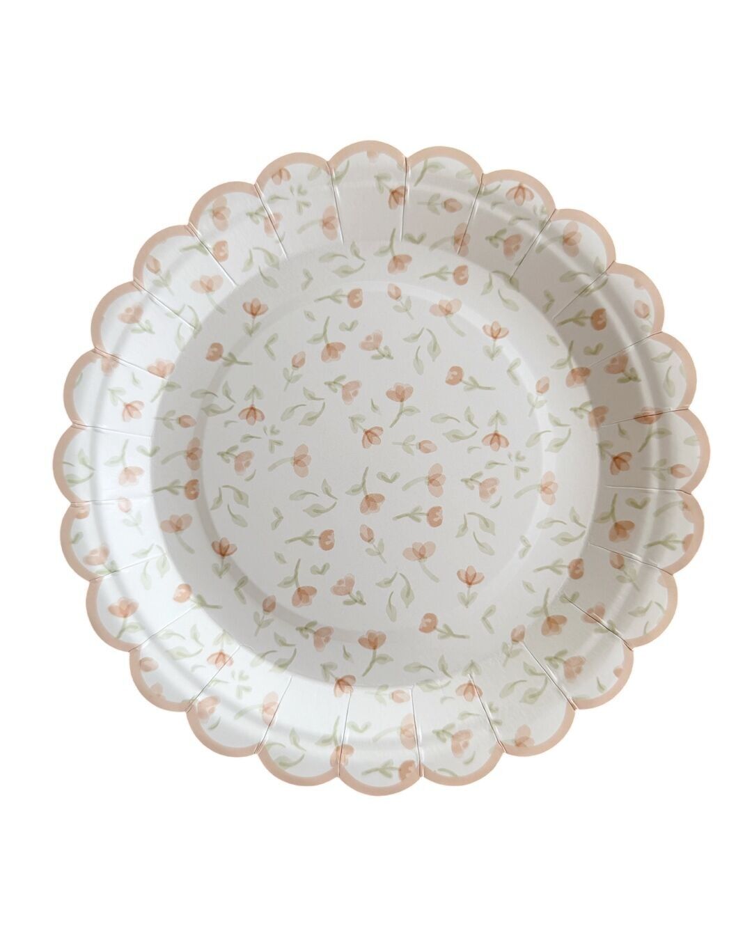 Piatto da dessert floreale per feste