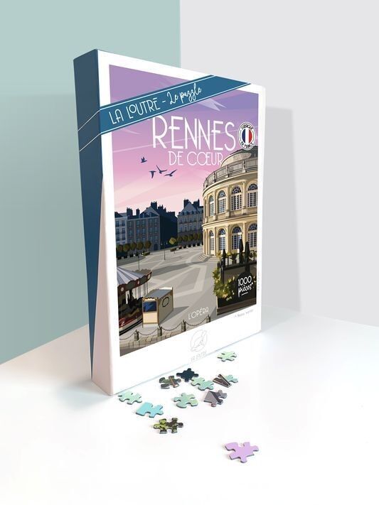 1000-teiliges Puzzle - Rennes