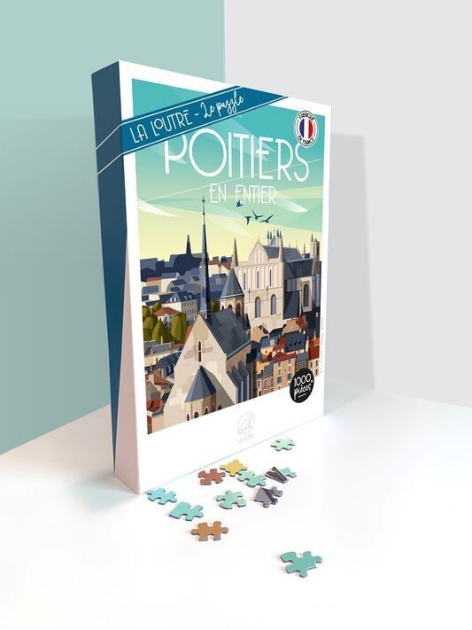 1000-teiliges Puzzle - Poitiers