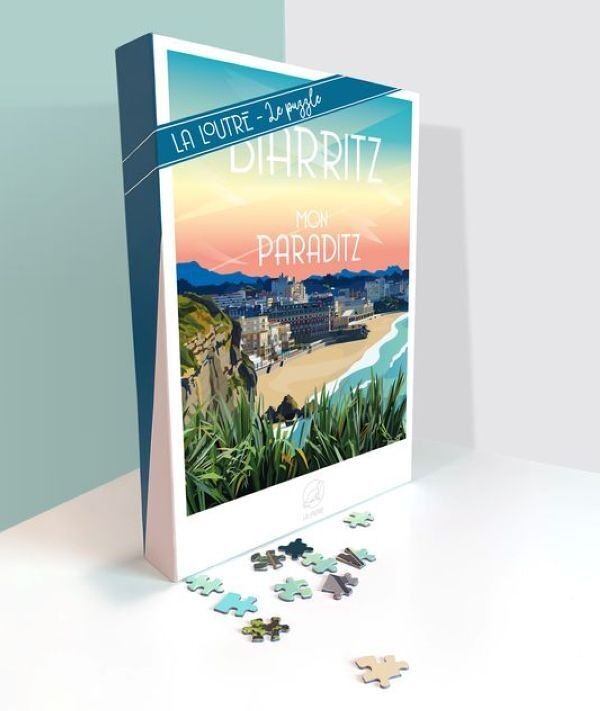 1000-teiliges Puzzle - Biarritz