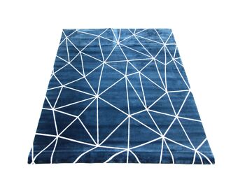 Tapis collection CRYSTAL sofing - 160x230cm - BLEU 1