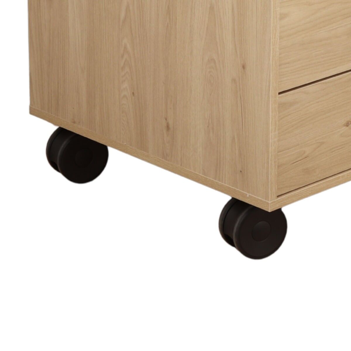 Kit 4 roulettes noires pour commode-îlot bébé