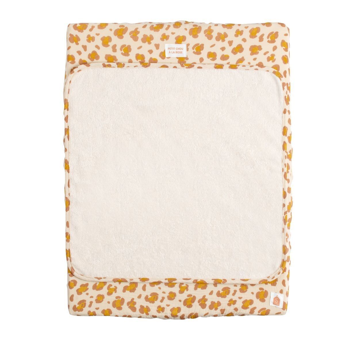 Matelas à langer avec sa housse en double gaze de coton et sa serviette