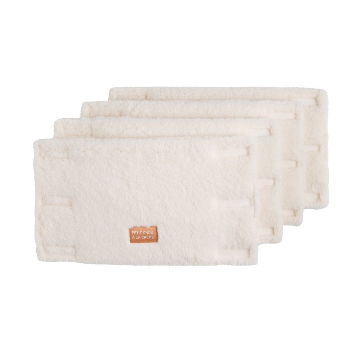 Protections de barreaux de lit bébé en sherpa