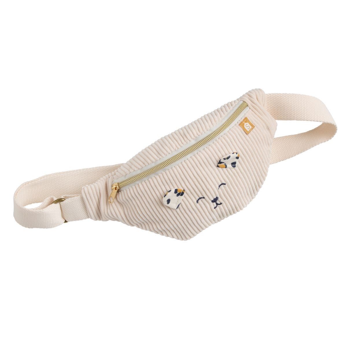 Sac banane enfant en velours côtelé 