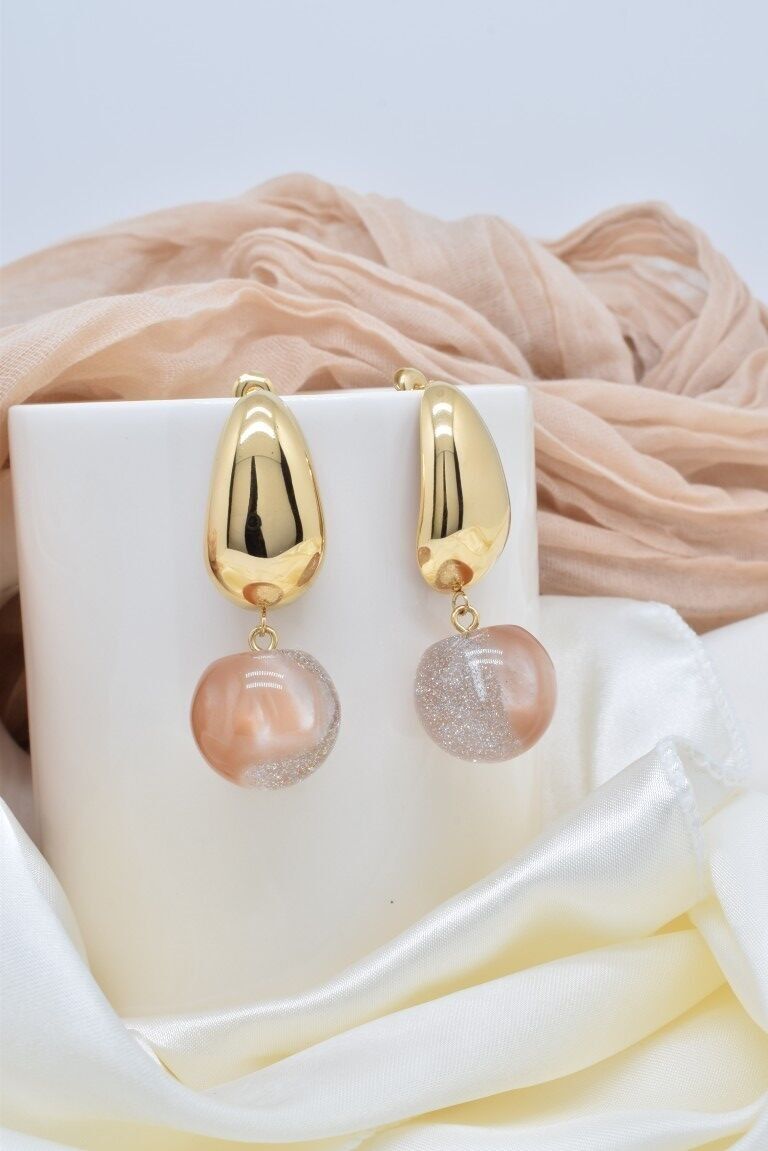 Orecchini in acciaio inossidabile - BO100387OR-BE