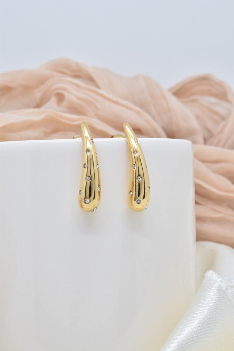 Orecchini in acciaio inossidabile - BO100388OR