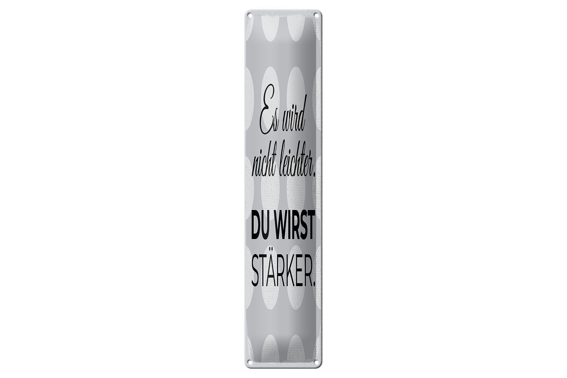 Cartello in metallo con scritta 46x10 cm: Non potrebbe essere più facile. Stai diventando un segno decorativo più forte