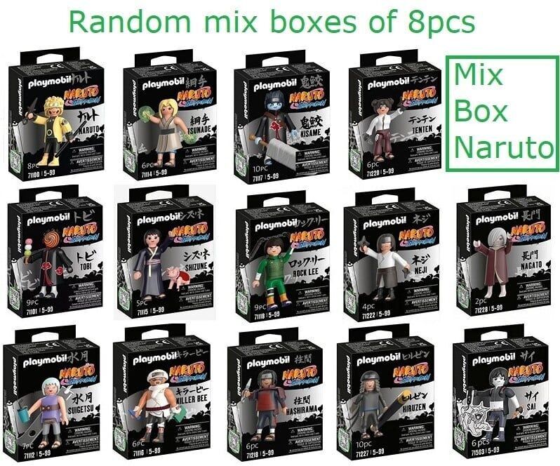 Playmobil Naruto – Figurine 9 x 12 cm (Assortimento di 8 modelli)