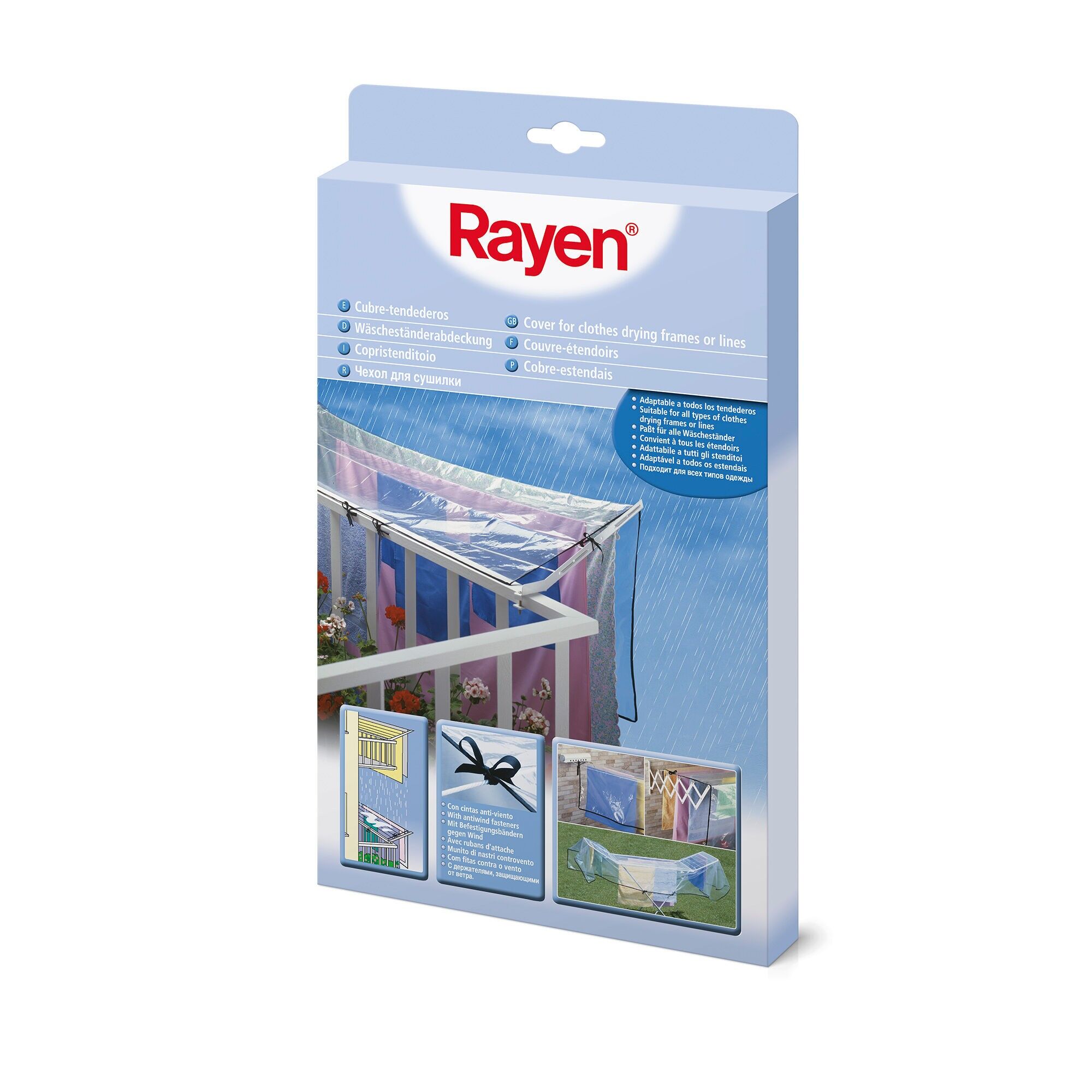 Rayen - Fundas antipolvo, Protección lluvia y polvo, Universal, Aroma Limón, Material Resistente, Medidas: 135x260 cm