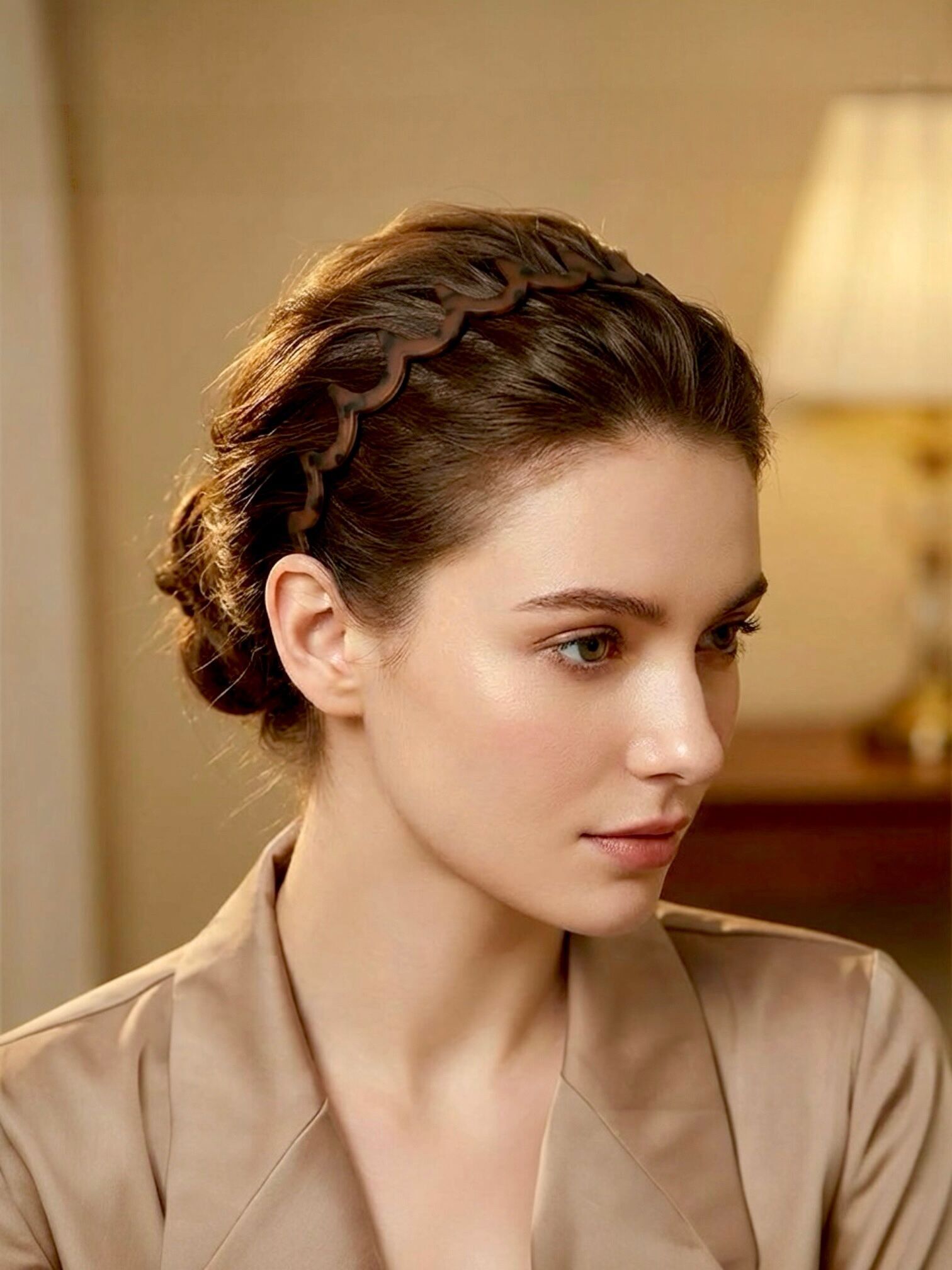 Leopard print tooth headband ST201