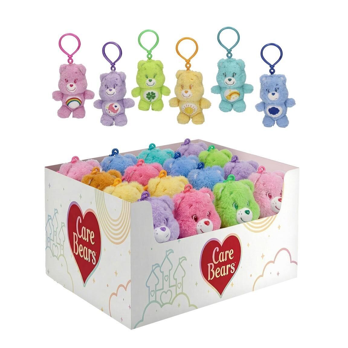 Taschenclip, 16-teilig, Care Bears - 2600003162
