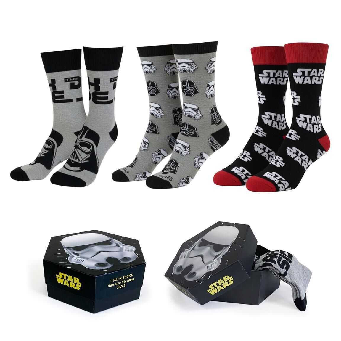 STAR WARS 3-TEILIGES SOCKENPACK - 2900003405