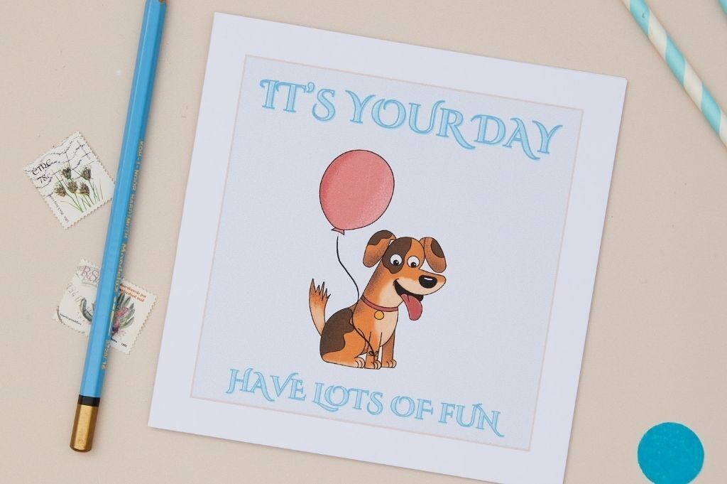 Biglietto di auguri per il compleanno dei bambini