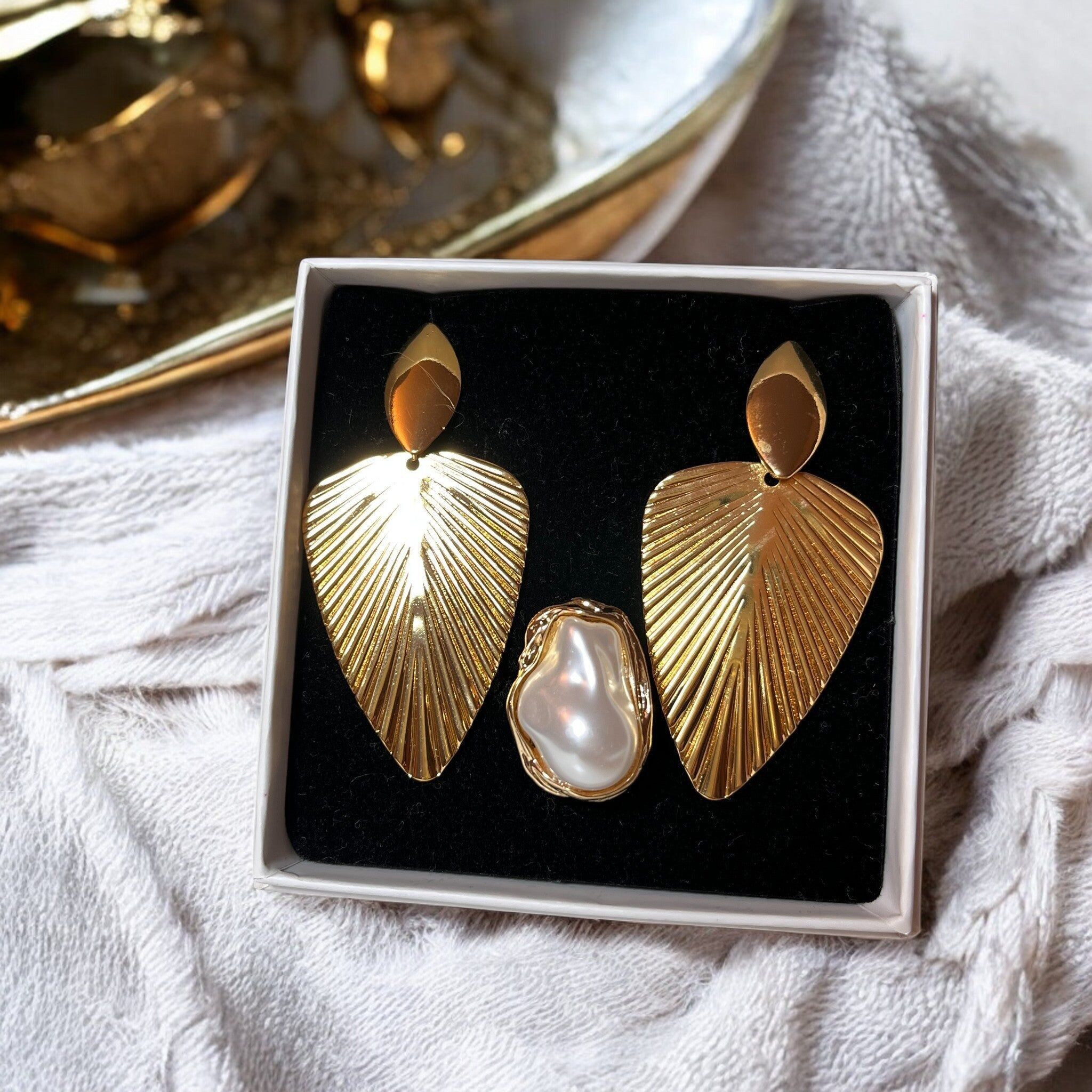 COFANETTO REGALO - Set di bigiotteria - anello e orecchini