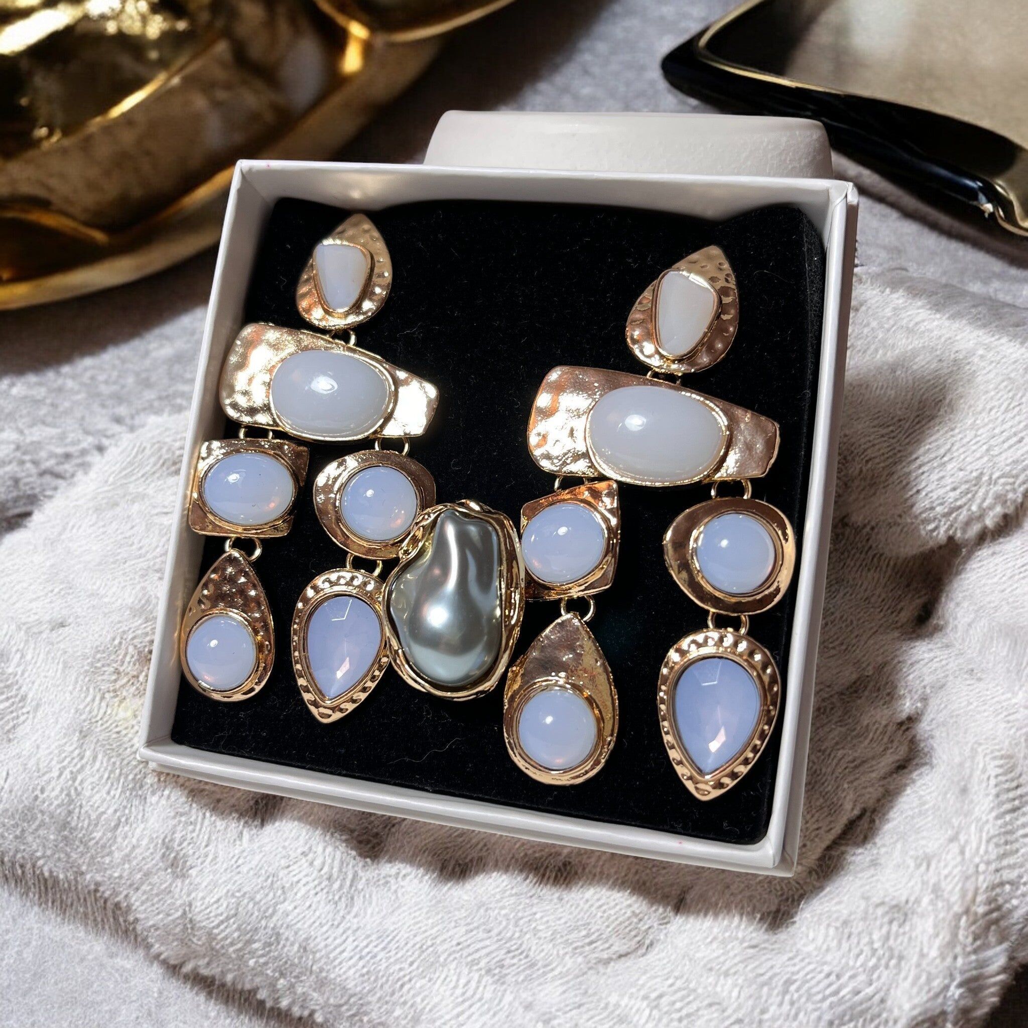 COFANETTO REGALO - Set di bigiotteria - anello e orecchini