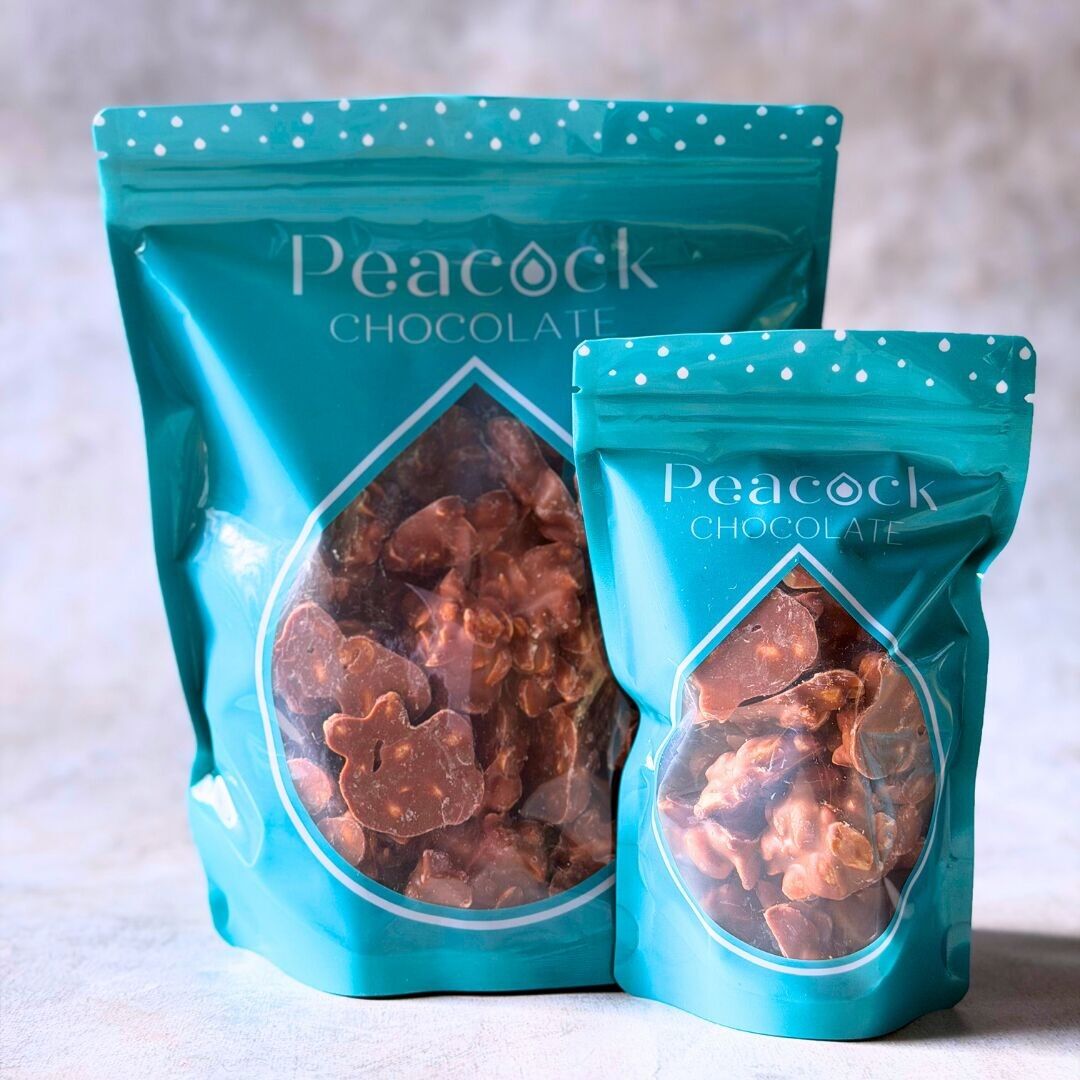 Sachet de friandises aux cacahuètes et au chocolat au lait