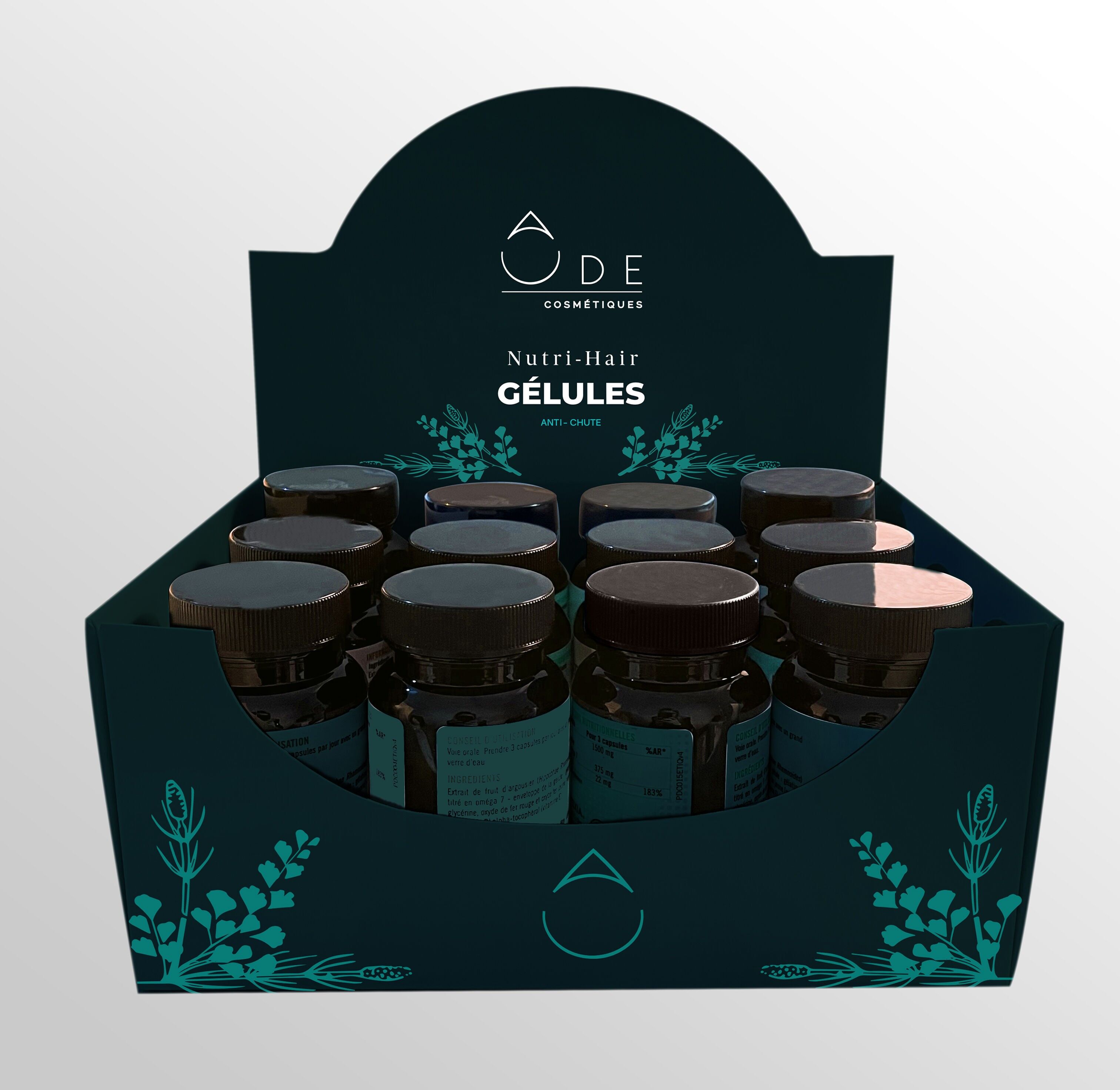 Pack of 12 Nutri Hair anti-hair loss capsules