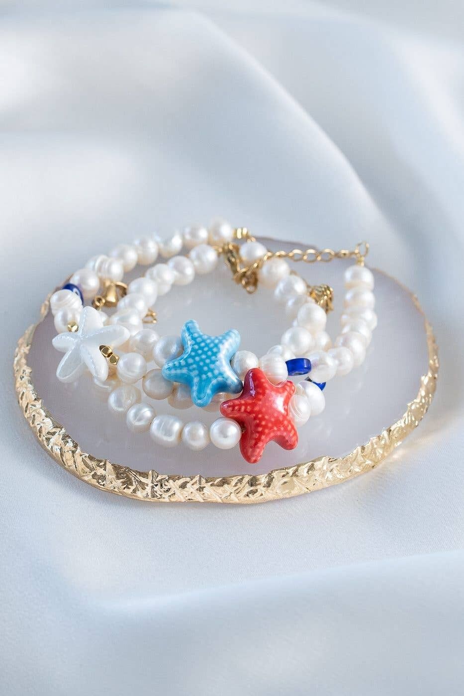 Bracelet perle étoile de mer