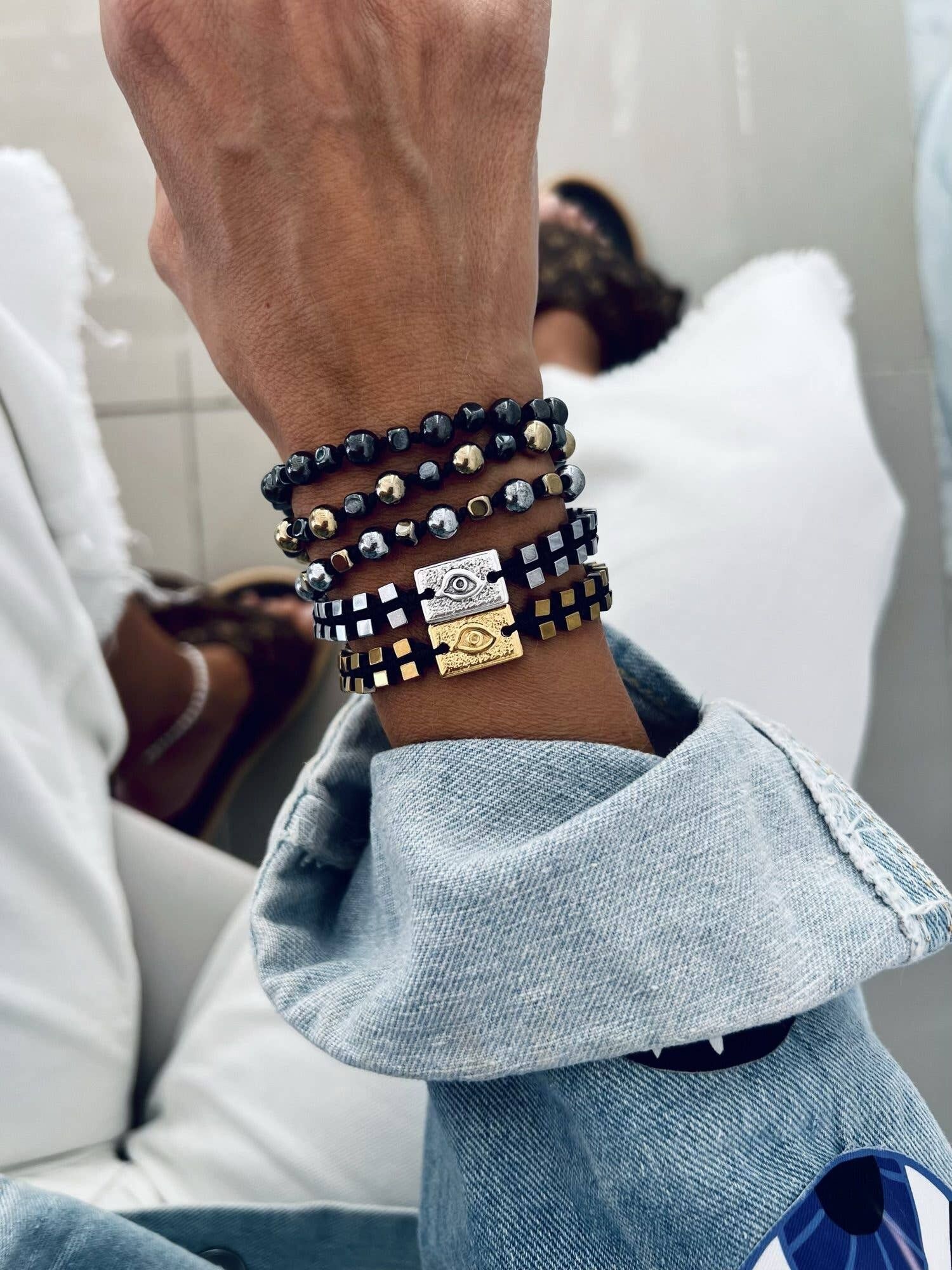 Pulseras de protección de hematita