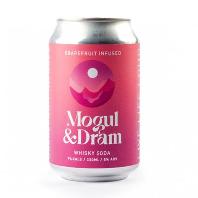 Mogul & Dram - Whisky & Soda infusé au pamplemousse 12x330ml
