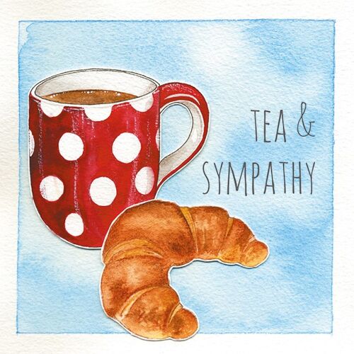 Tea and sympathy 10cm mini card