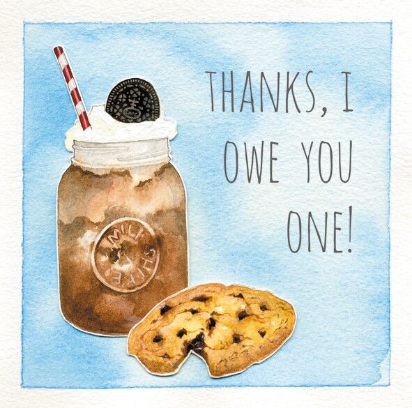 Grazie, ti devo una mini card da 10 cm