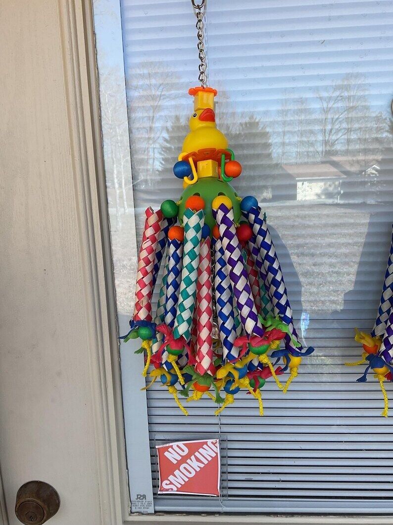 PATTES DE CANARD ET DE GRENOUILLE, jouet pour oiseaux