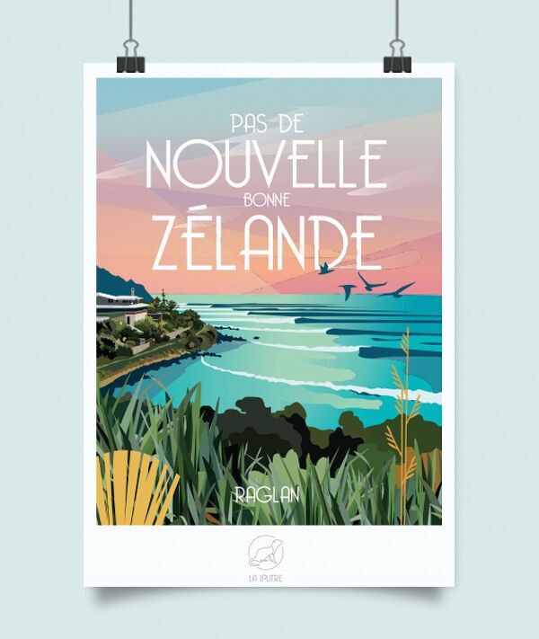 cartel de Nueva Zelanda