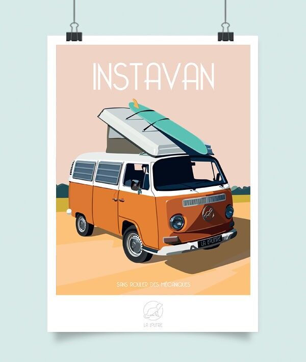 Póster de Instavan - VW Combi