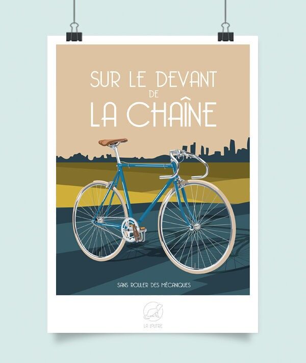 Póster del frente de la cadena - Fixie