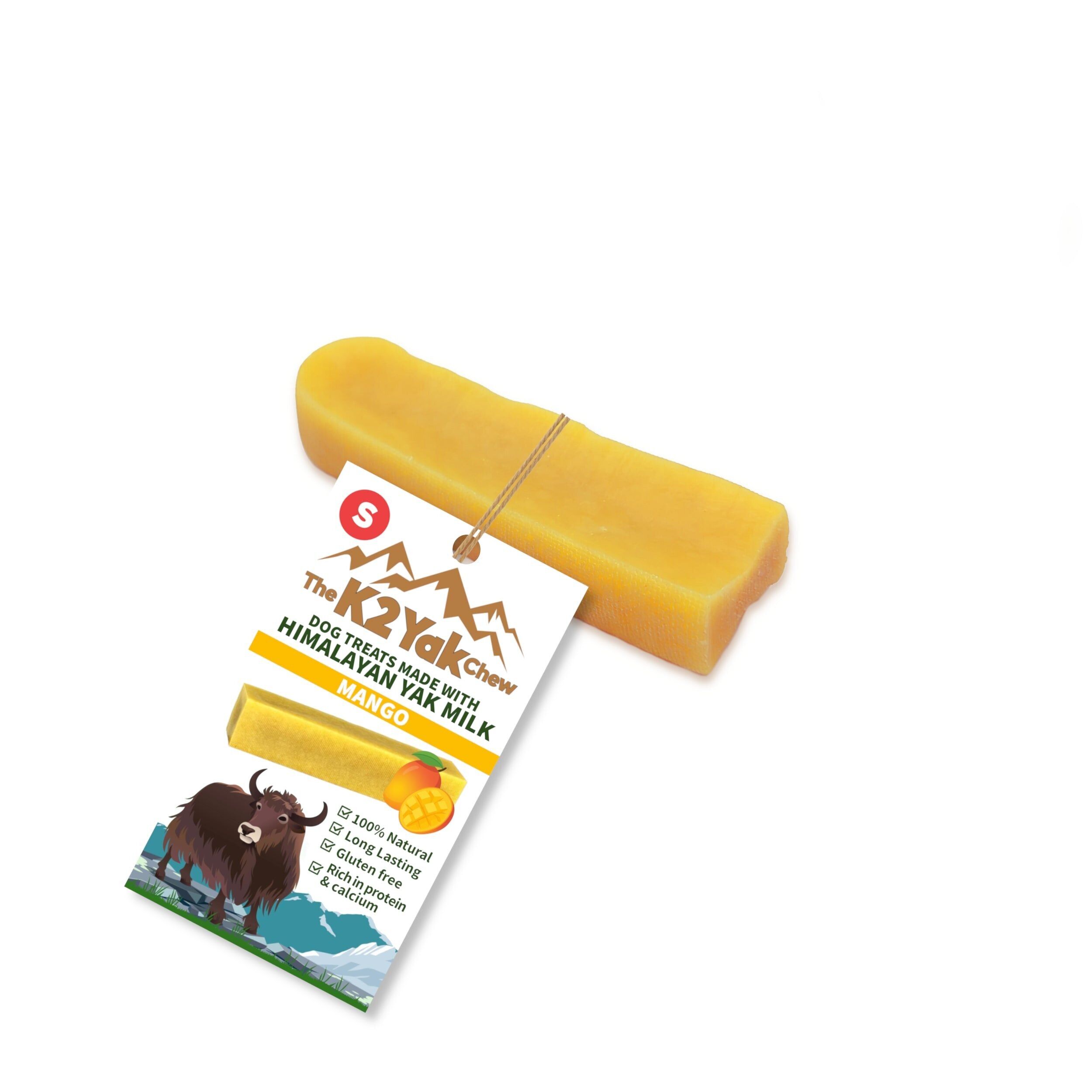 Friandises pour chiens K2 Yak Chews, saveur mangue, petit format 30-40 g