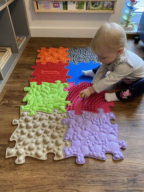Play mats, baby, kids, sensory toy - Muffik Red Set