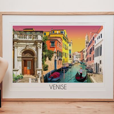 Poster Venezia 30x42 cm • Poster di viaggio