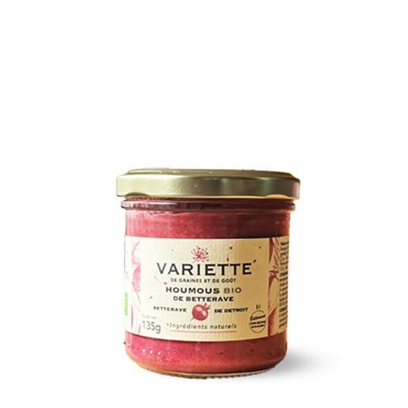 Houmous de betterave ronde de detroit - BIO