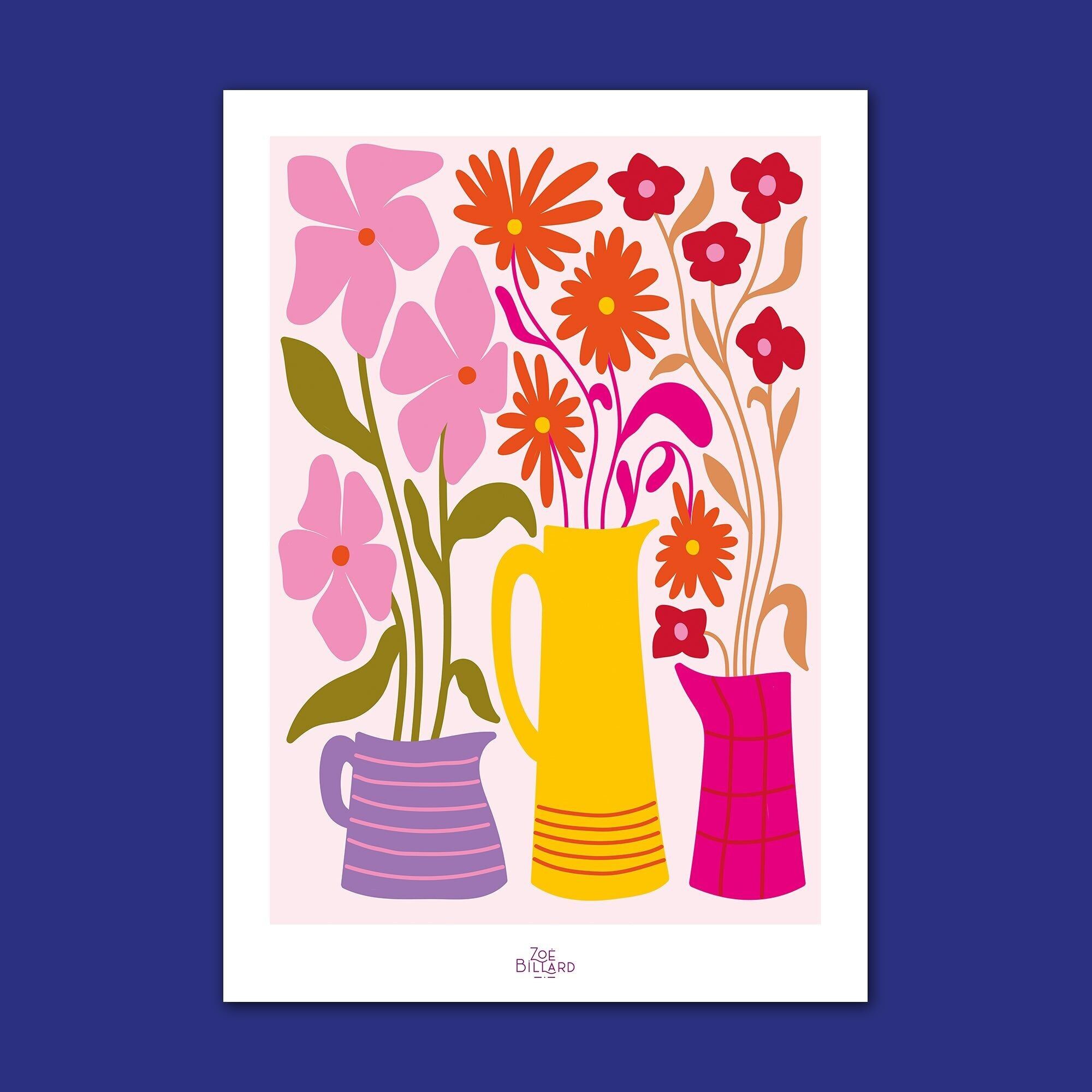 Póster de jarrones n.º 3