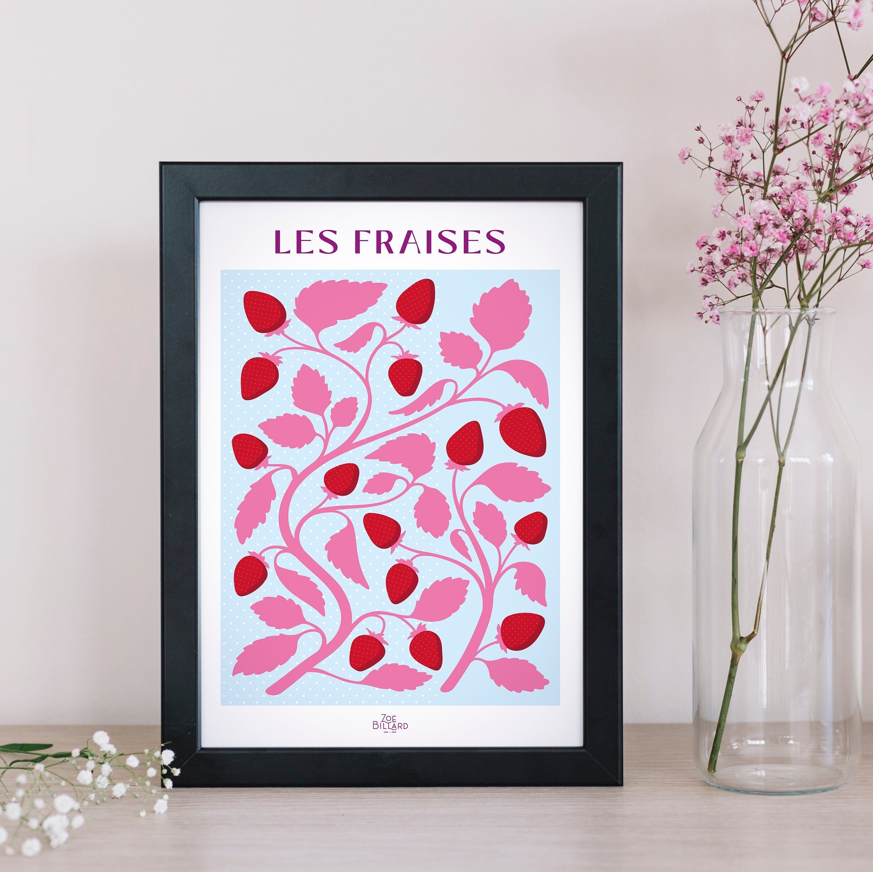 Strawberries poster