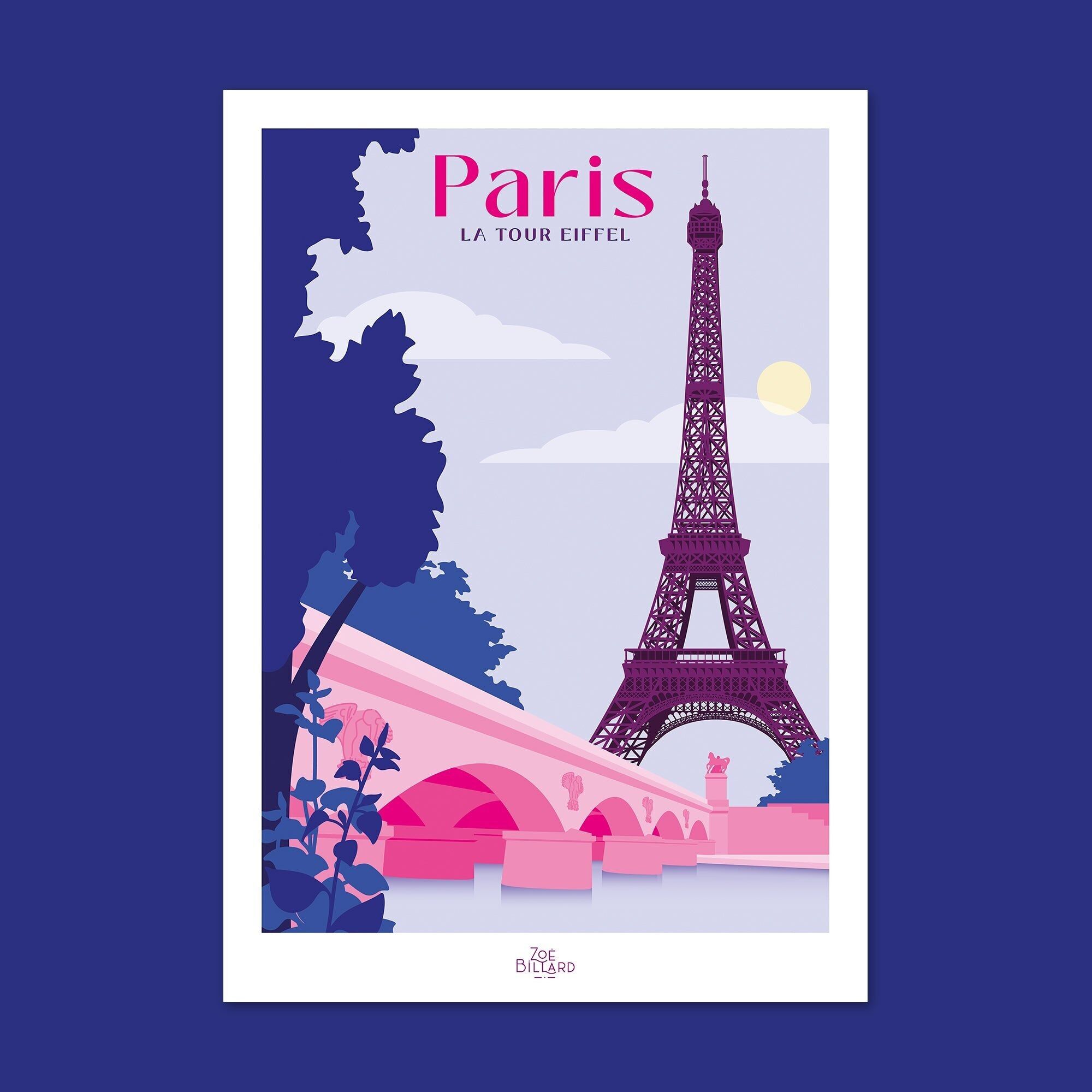 Póster de París - La Torre Eiffel