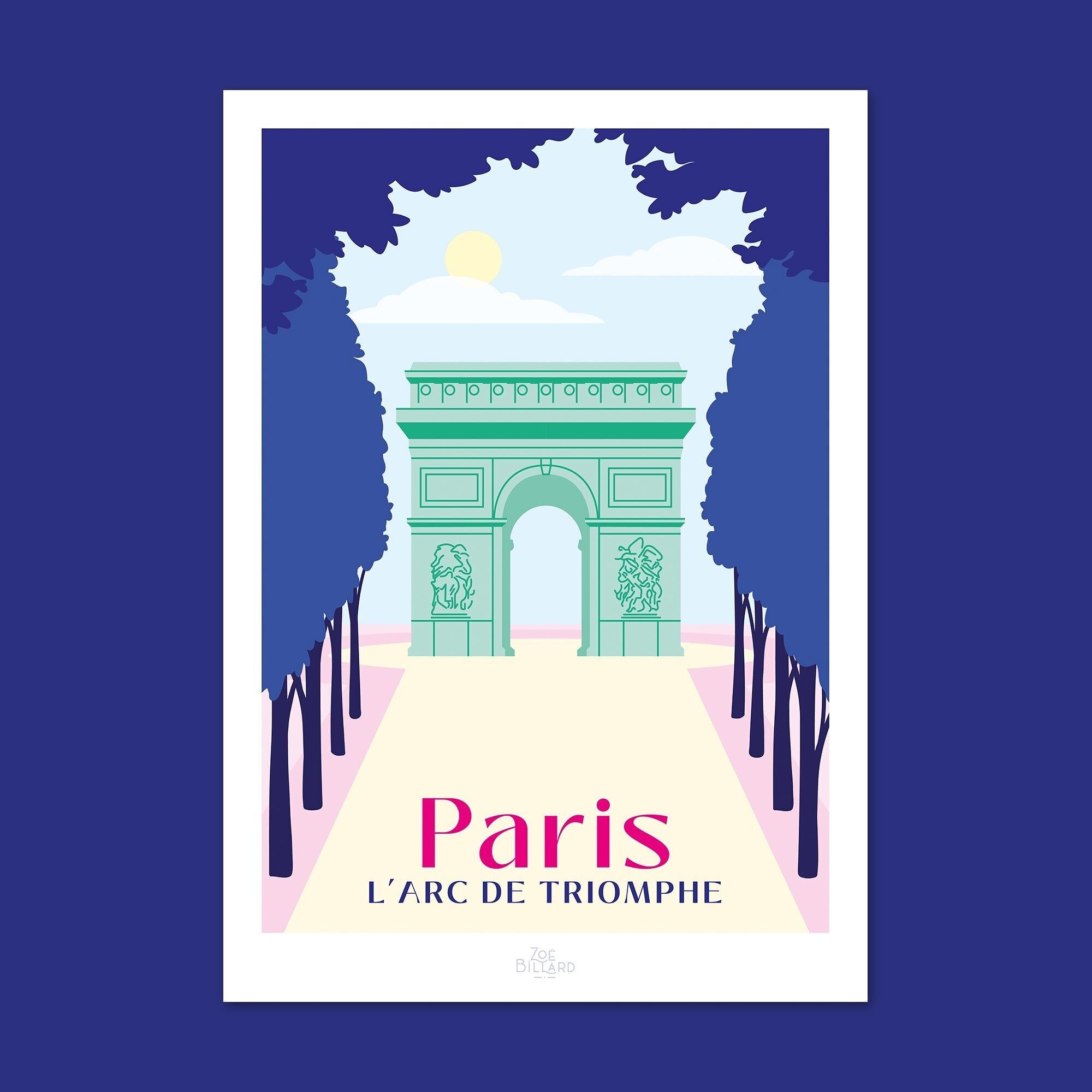 Cartel de París - El Arco de Triunfo
