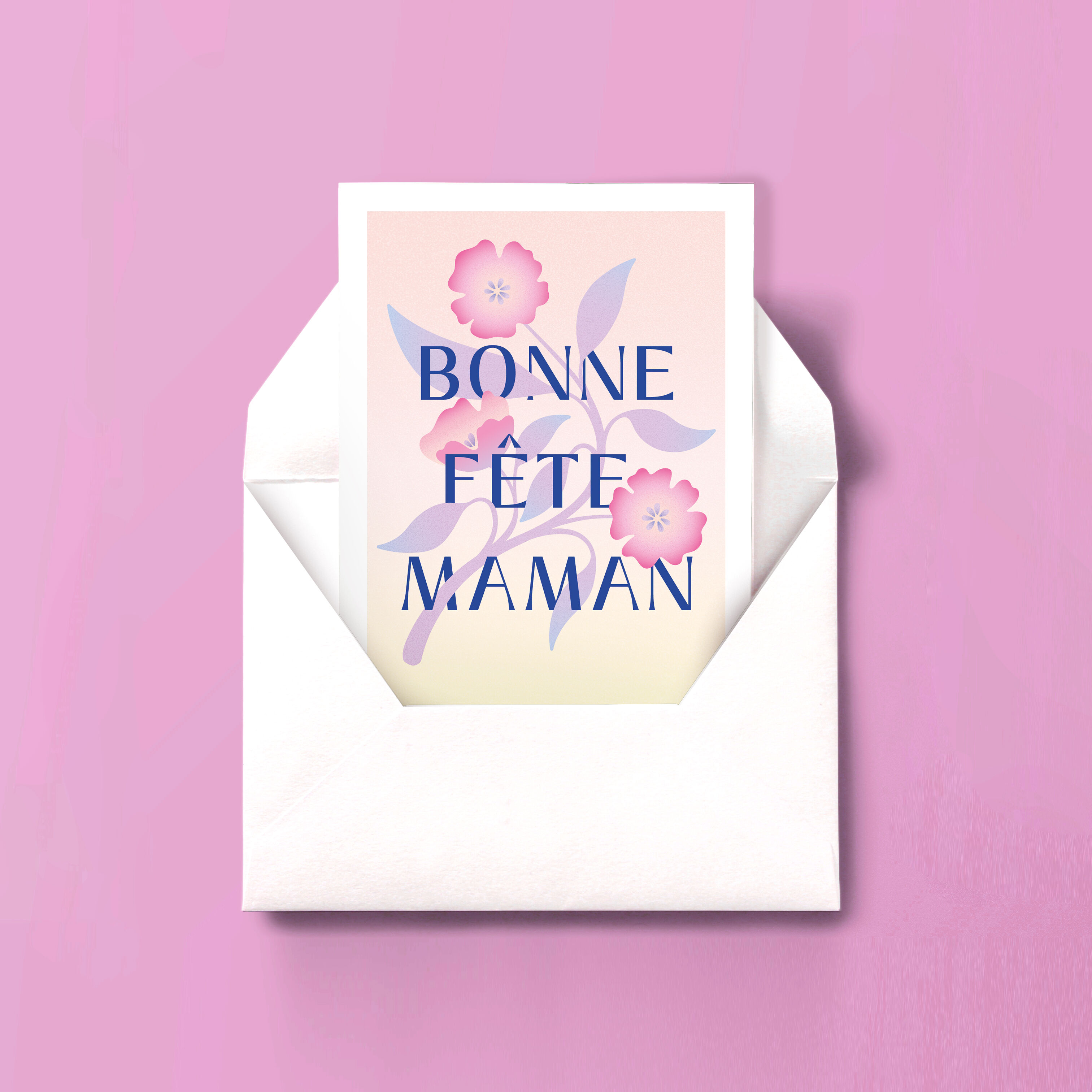 Happy Mother's Day Card - Blue