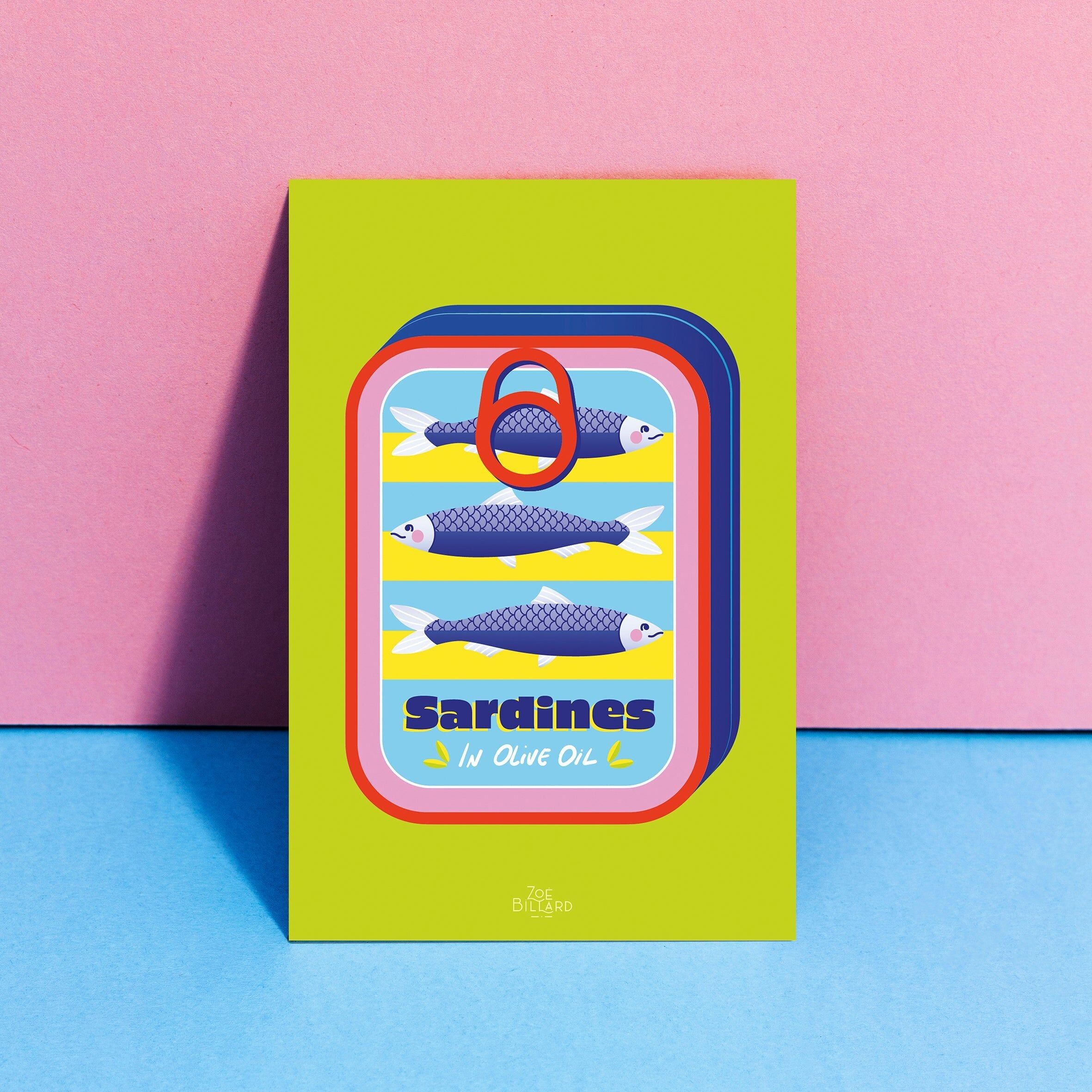 Sardines menu
