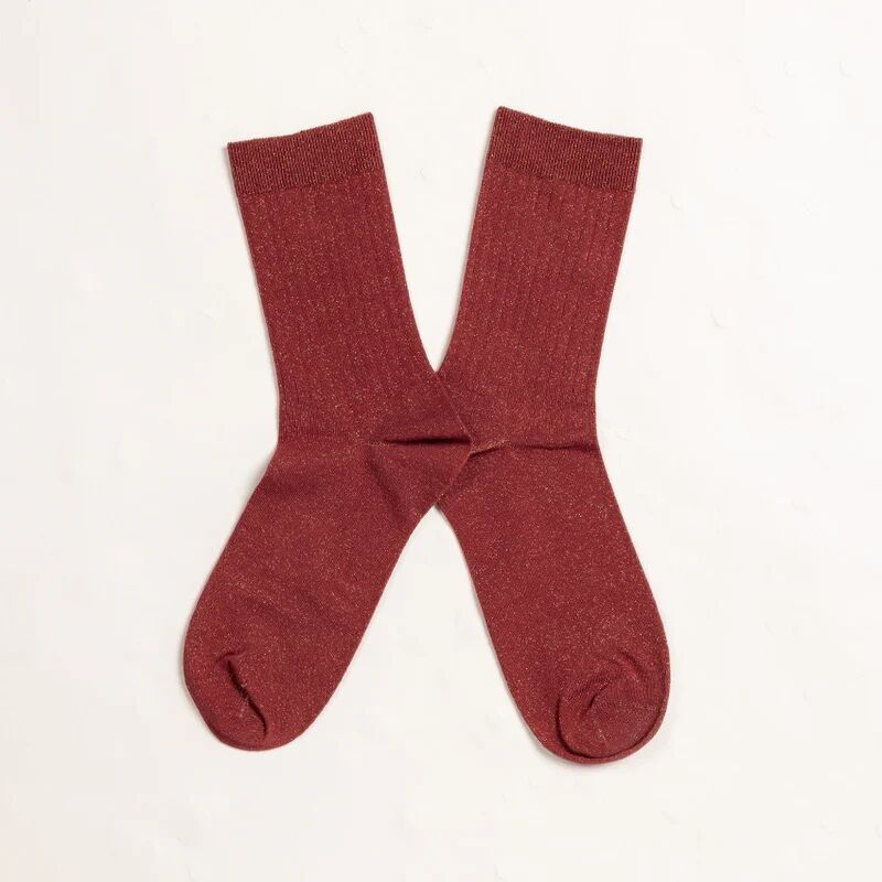 Calzini glitterati - Borgogna