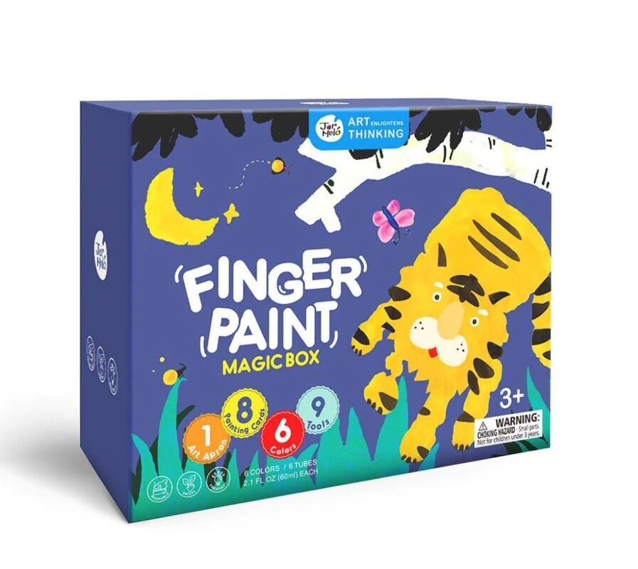 Fingerfarben-Zauberkasten – 6 Farben