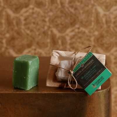 AYURVEDIC SOLID SOAP - VETIVER - SMALL FORMAT - 20G